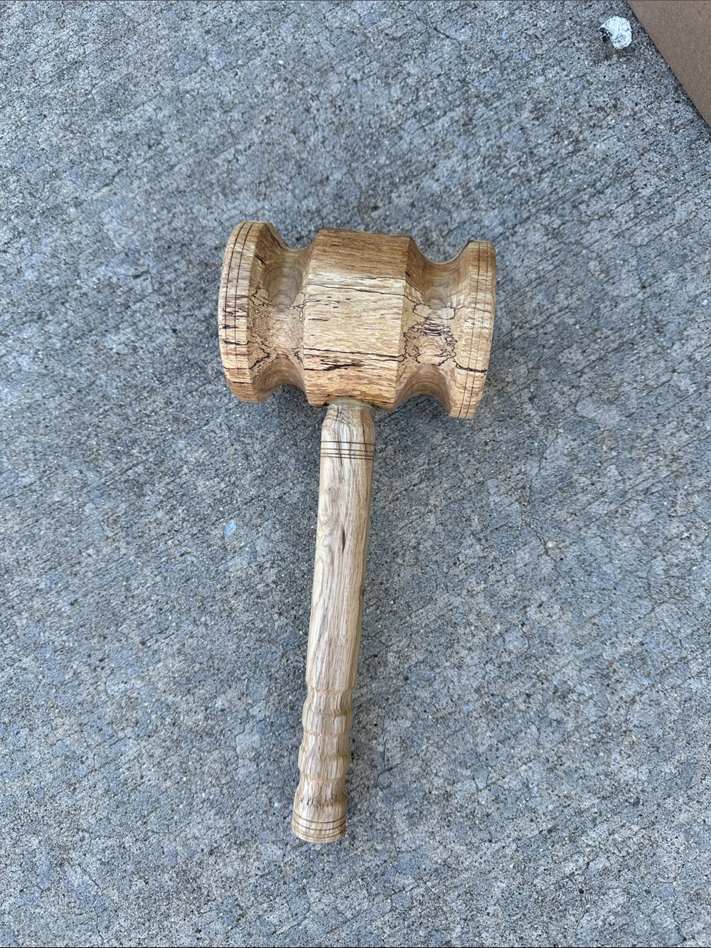 Natural Wood Mallet - Spalted Walnut Wood